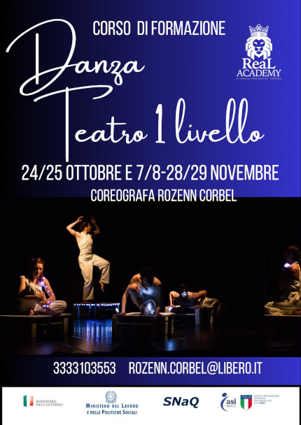 Corso Formazione Danzateatro con la coreografa e formatrice Rozenn Corbel